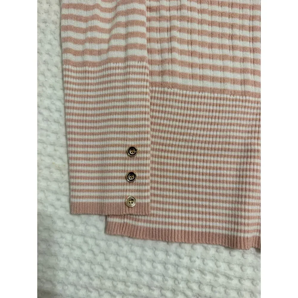 Liz Claiborne striped knit sweater - size large